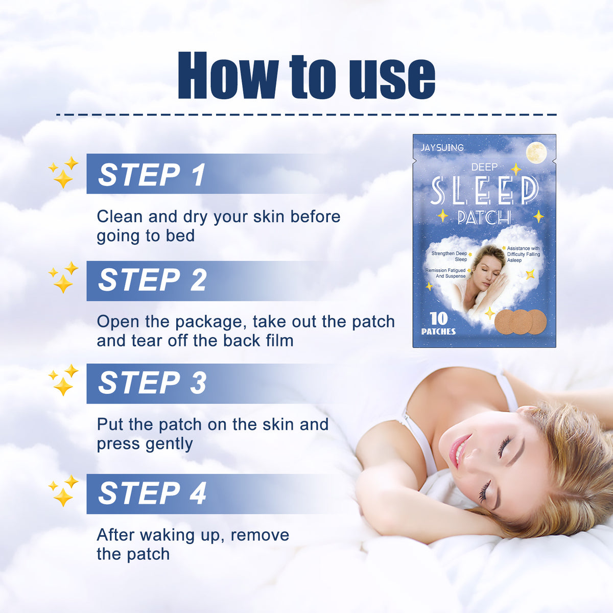 Sleep Relaxation Patches with Lavender & Valerian