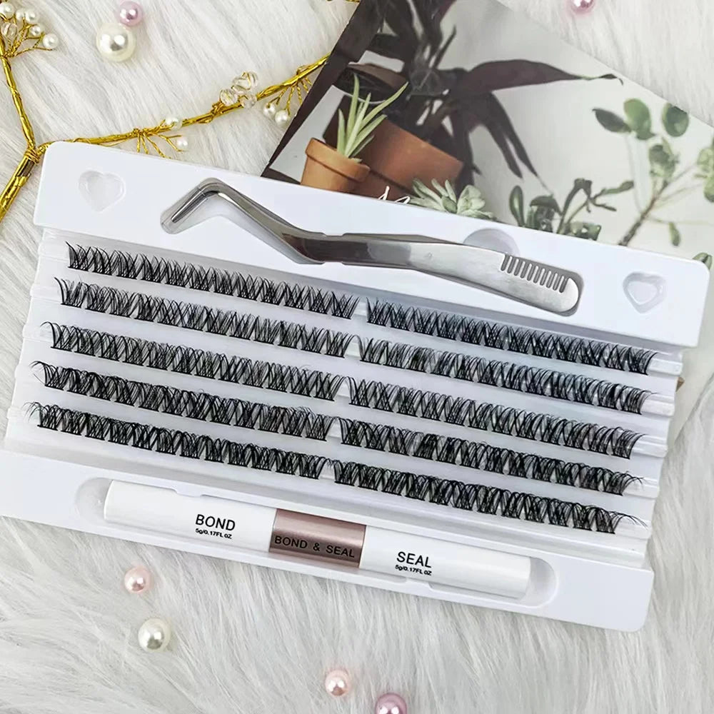 120-Cluster DIY False Eyelash Extension Kit