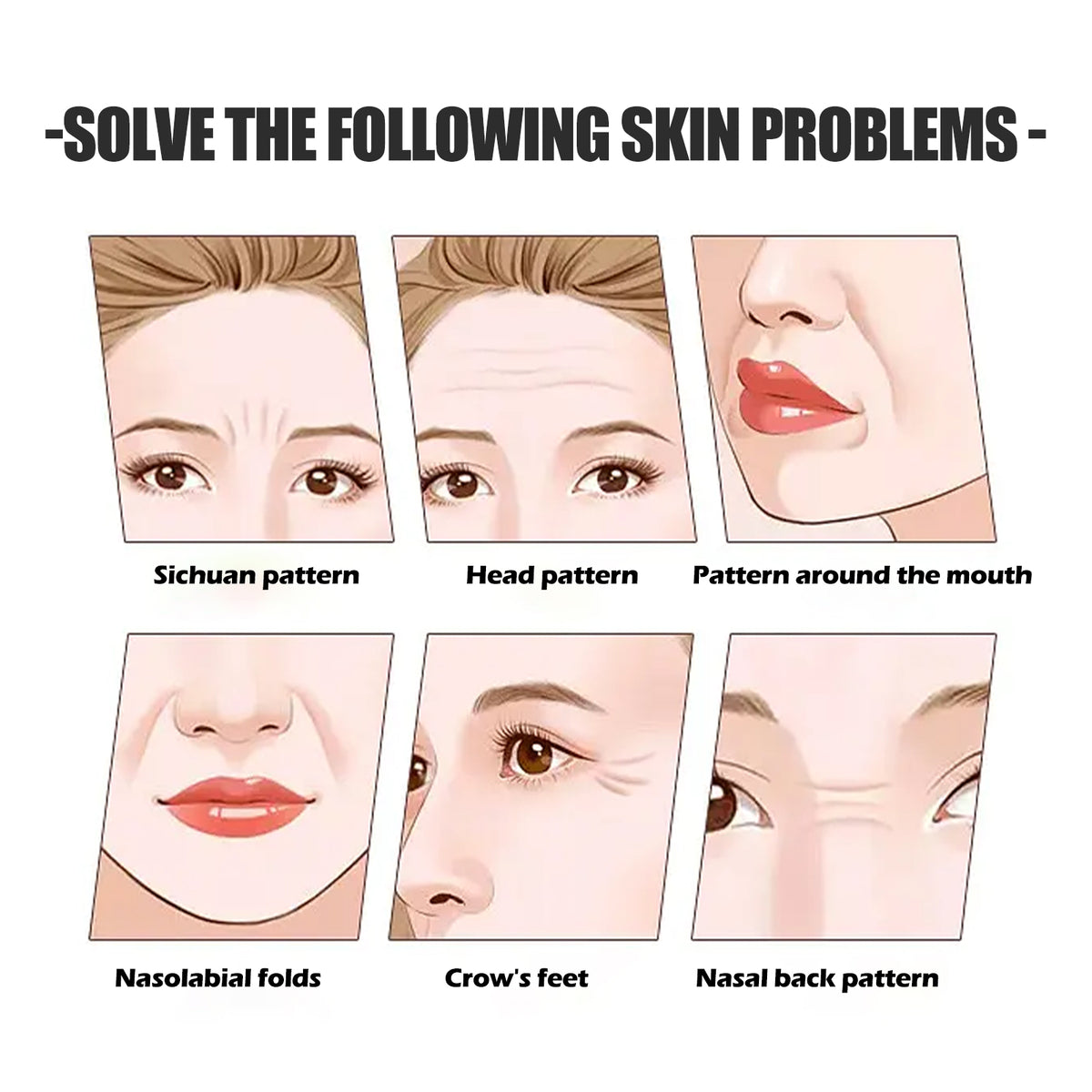 Collagen Facial Lifting & Firming Silicone Patches