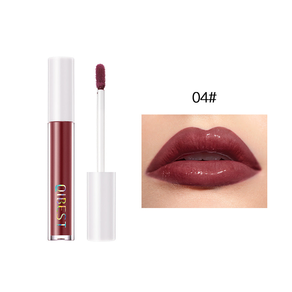 QIBEST Glassy Lip Gloss with Moisturizing Finish