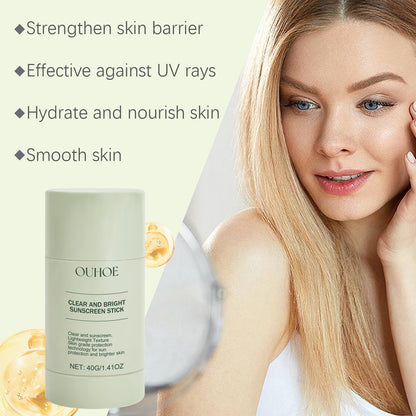 OUHOE Clear Sunscreen Stick  Transparent UV Protection