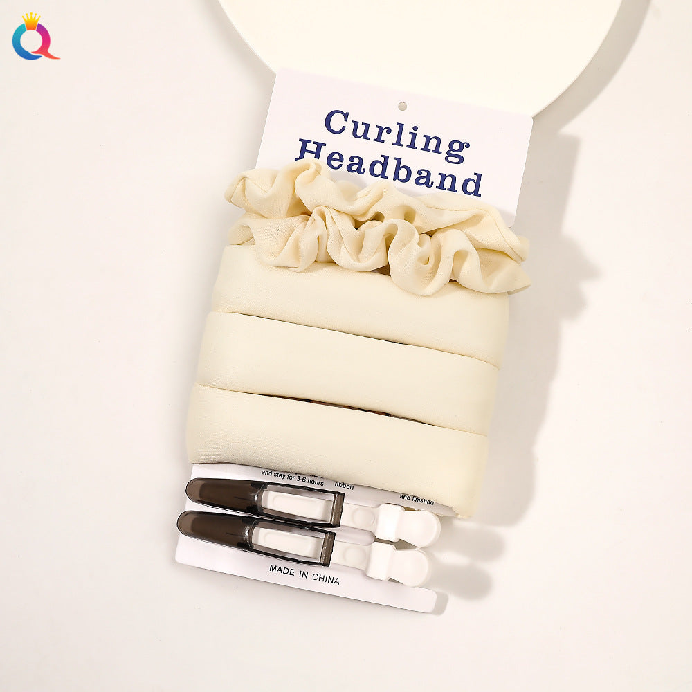 No-Heat Hair Curling Band for Soft Waves