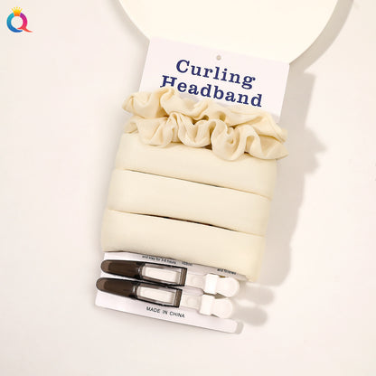 No-Heat Hair Curling Band for Soft Waves