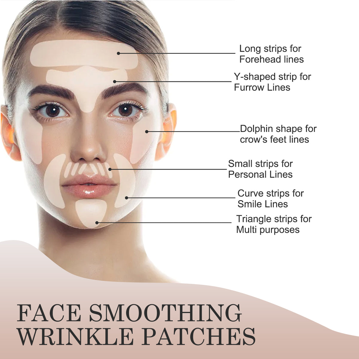 Collagen Facial Lifting & Firming Silicone Patches