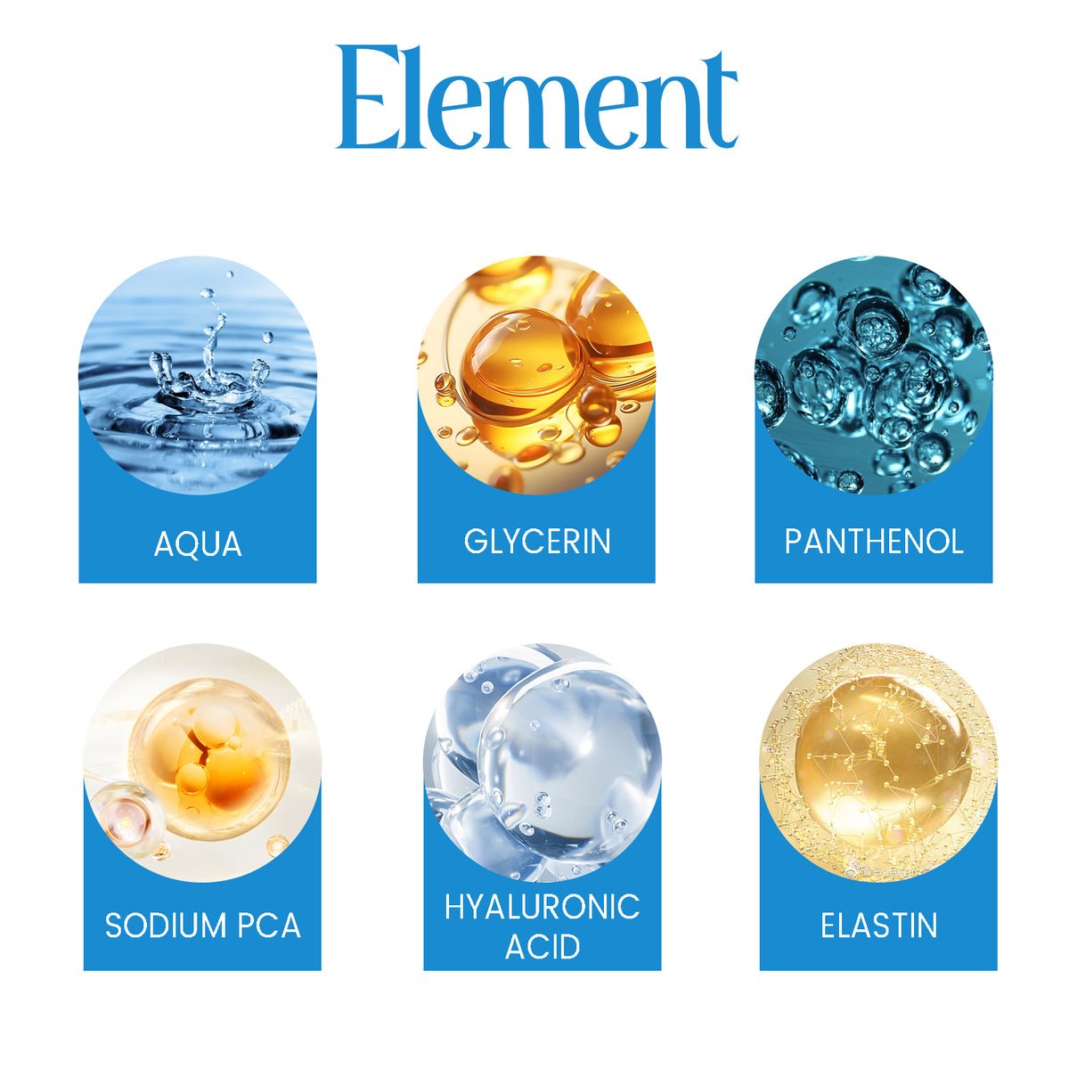 ELHOE Hyaluronic Acid Face Serum Hydrating Facial Serum