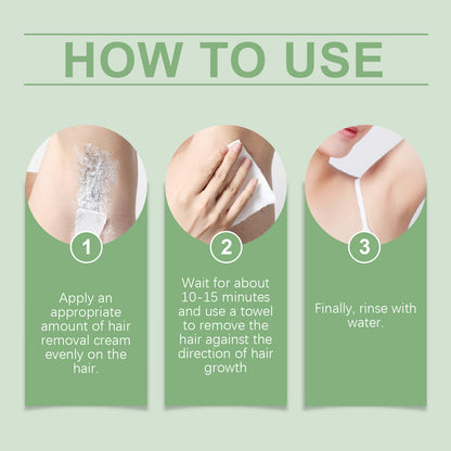 Silky Smooth Hair Removal Cream for Hands & Underarms