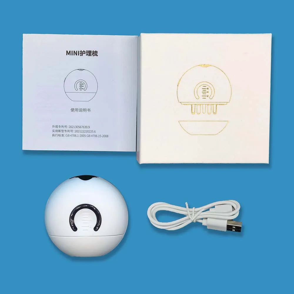 LED Scalp Massager & Hair Serum Applicator with 7ml Reservoir