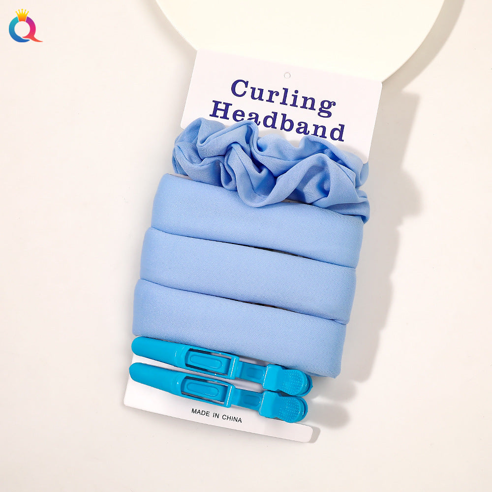 No-Heat Hair Curling Band for Soft Waves