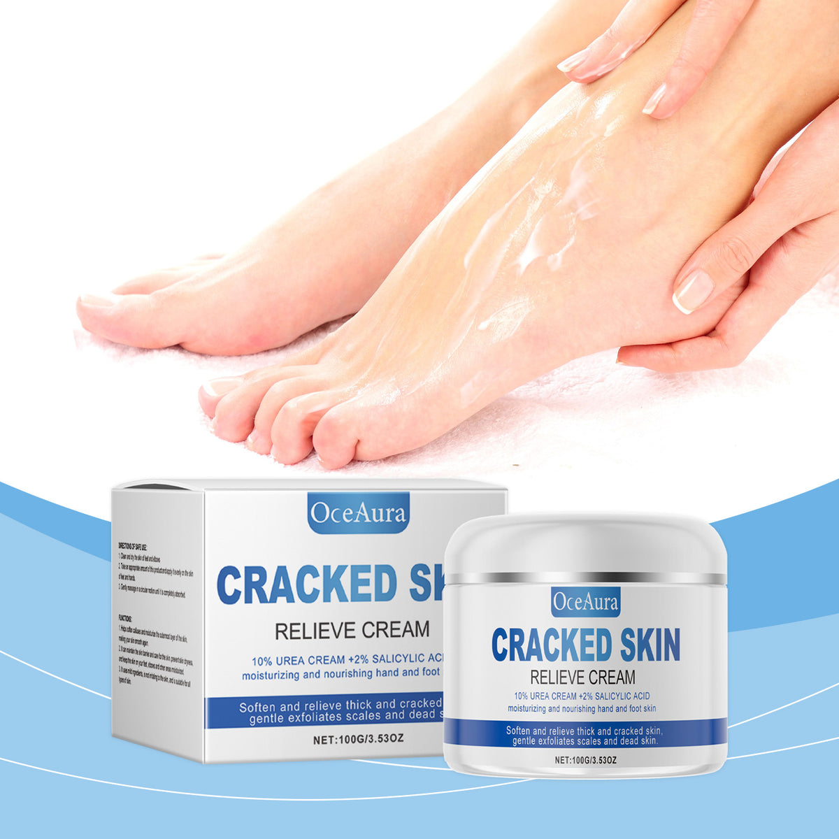 Tea Tree & Aloe Vera Hand and Foot Care Cream with Urea