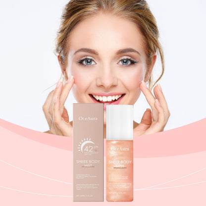 OceAura Body Sunscreen Spray with Titanium Dioxide & Vitamin C