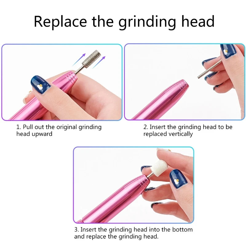 Portable Electric Nail Drill 20,000 RPM
