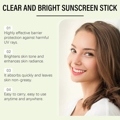 OUHOE Clear Sunscreen Stick  Transparent UV Protection