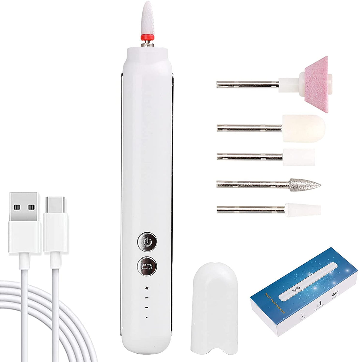 USB Rechargeable Electric Nail Drill