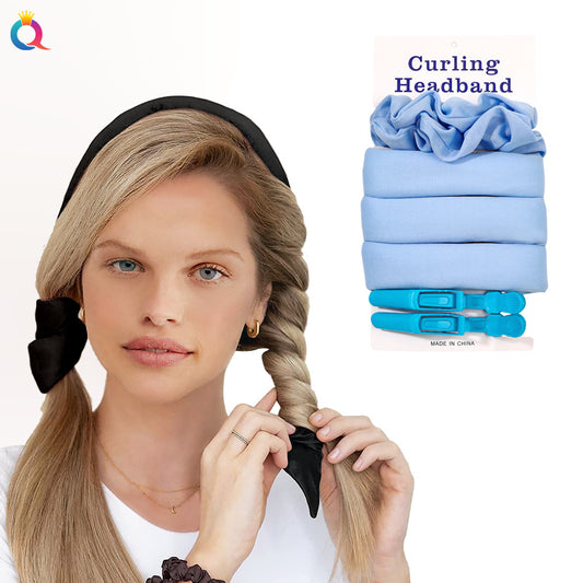 No-Heat Hair Curling Band for Soft Waves