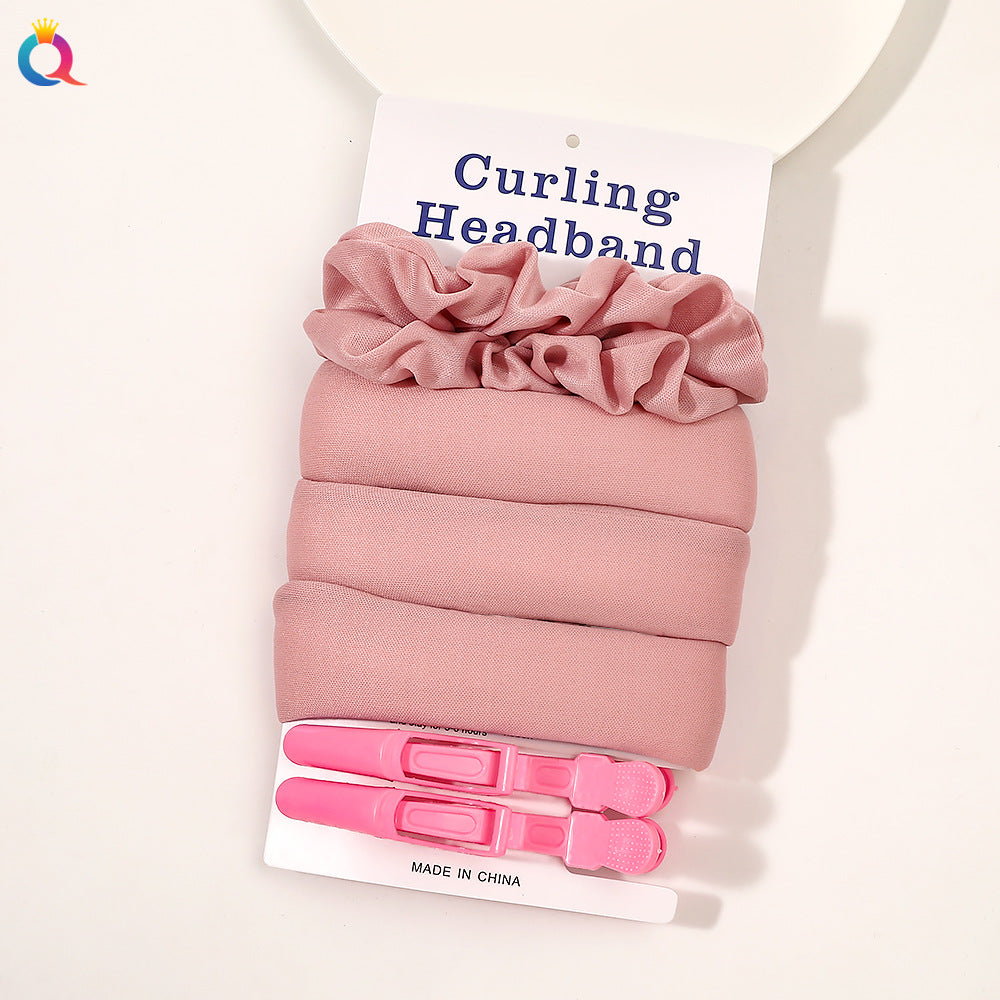 No-Heat Hair Curling Band for Soft Waves