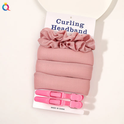 No-Heat Hair Curling Band for Soft Waves