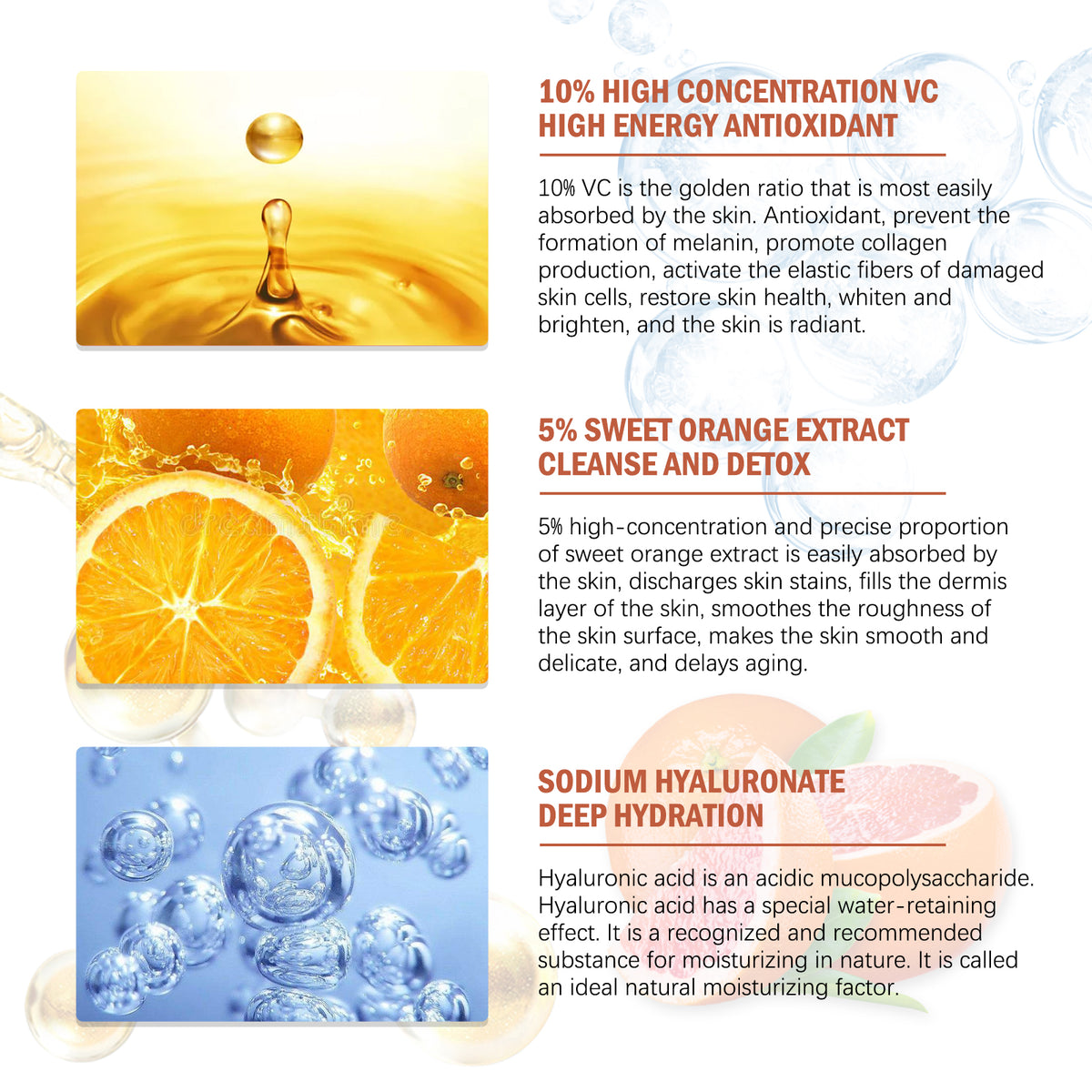 VC Brightening & Moisturizing Face Cream with Niacinamide & Vitamin C