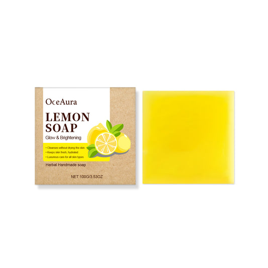 OceAura Lemon Herbal Vitamin C Soap with Shea Butter & Tea Tree Oil