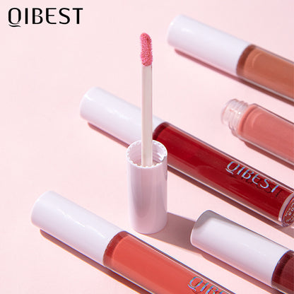 QIBEST Glassy Lip Gloss with Moisturizing Finish