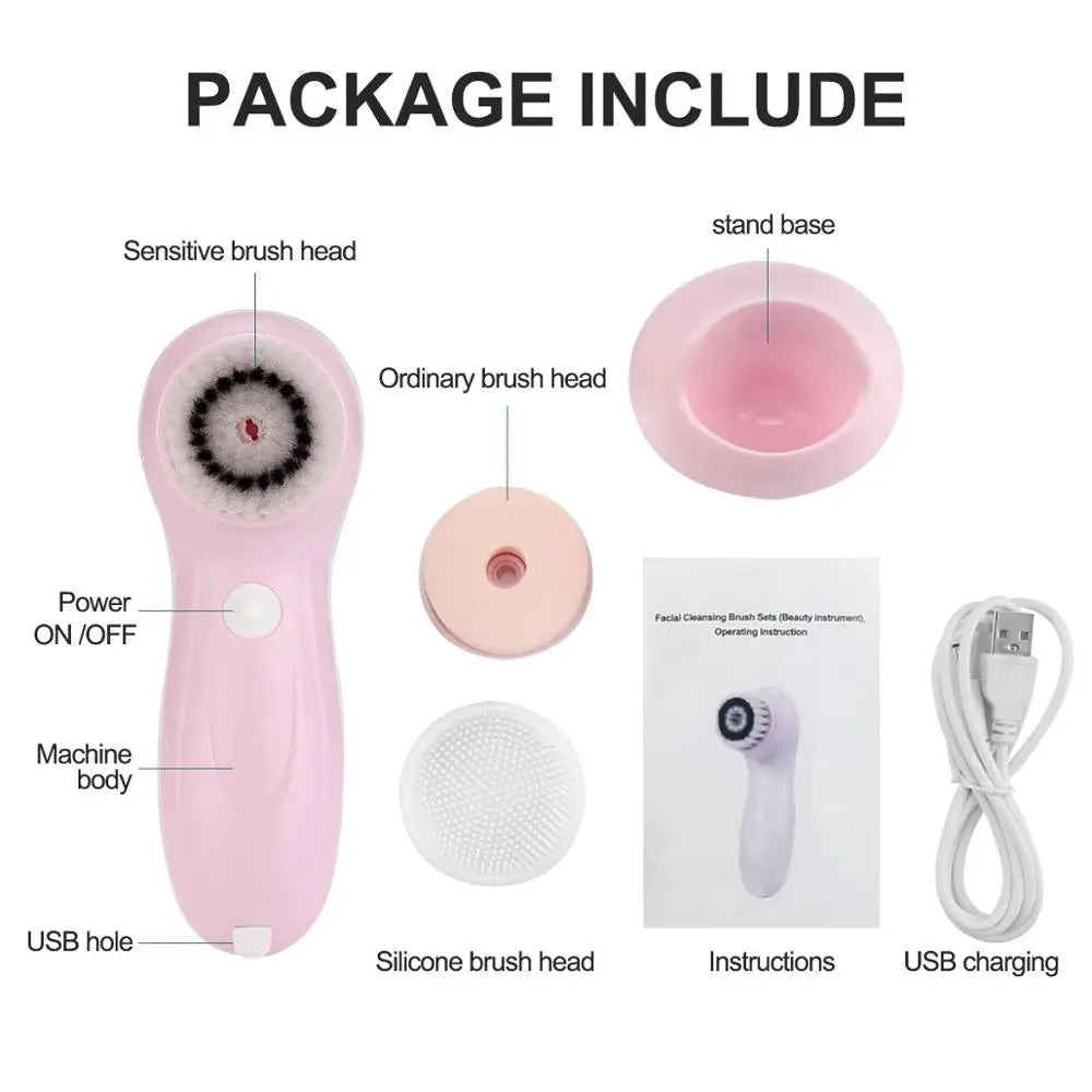 7-in-1 Electric Facial Cleansing & Beauty Care Massager